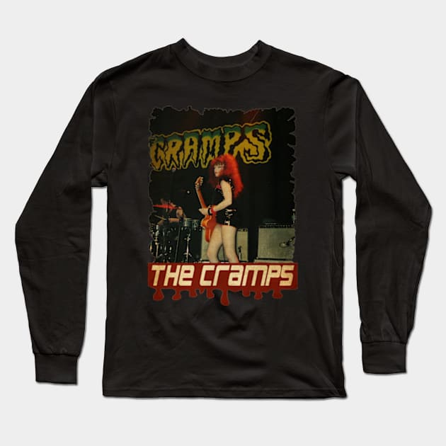 The Cramps 1982 Vintage Long Sleeve T-Shirt by Teling Balak